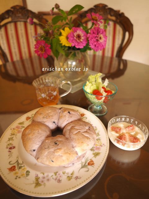 自家製ラベンダーのお花パン♪_f0295238_16072650.jpg