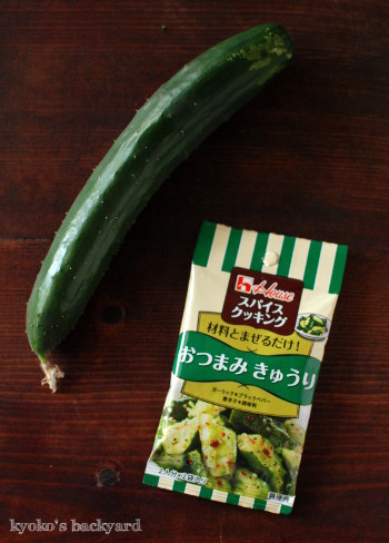 おつまみきゅうり&バンバンジー春巻き_b0253205_01264737.jpg