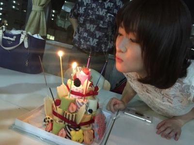 北小金ボウルさんでのチャレンジ&バースデーケーキ!_b0259538_17141028.jpg
