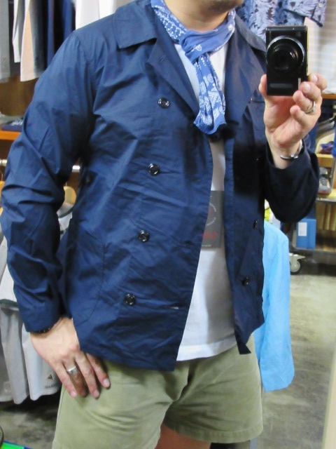 SABRE (MADE in France) ・・・ Light SHORT P-COAT JACKET!★!_d0152280_16155268.jpg