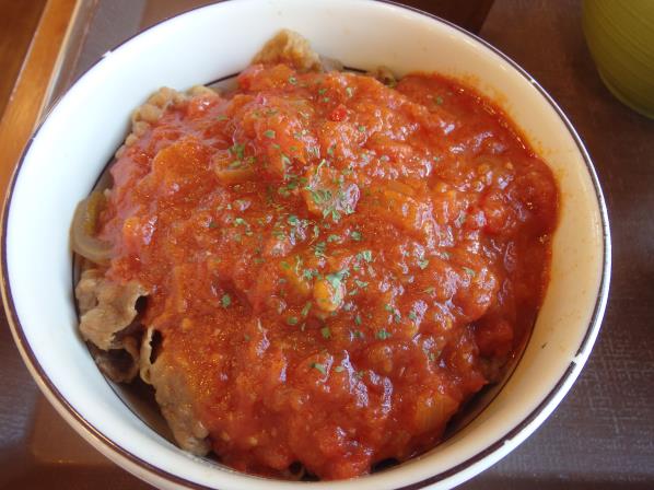 すき家のアラビアータ牛丼　　　尼崎東店_c0118393_854481.jpg