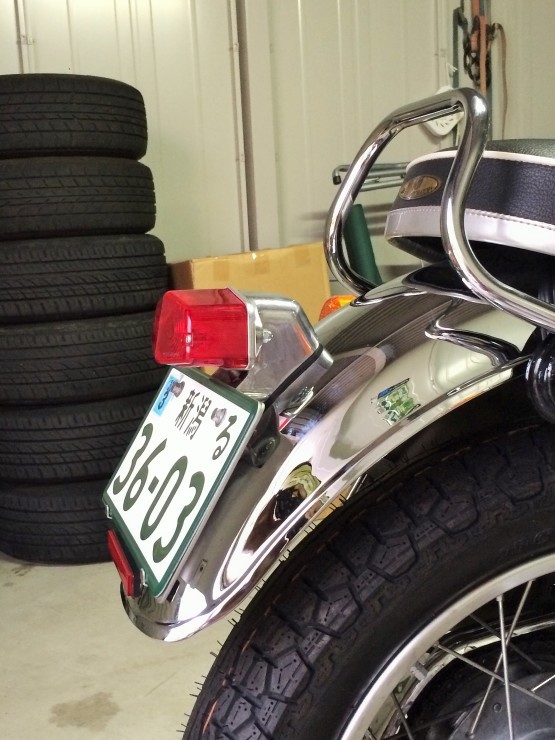 WMテールランプ 自作リアフェンダー ふるさと割 自動車・オートバイ