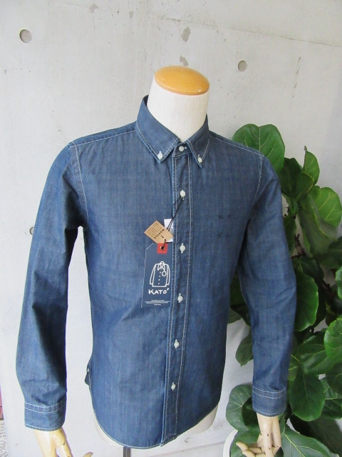 注目のシャツ。。。「Kato」DENIM Shambrre SHIRTS!♪!_d0152280_1030109.jpg