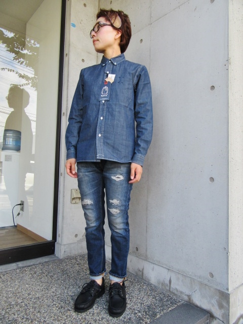 注目のシャツ。。。「Kato」DENIM Shambrre SHIRTS!♪!_d0152280_103215100.jpg
