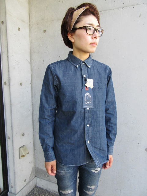 注目のシャツ。。。「Kato」DENIM Shambrre SHIRTS!♪!_d0152280_10322127.jpg