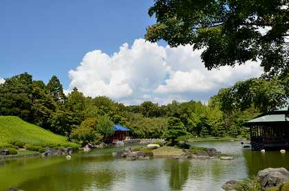 大仙公園・日本庭園と雲_c0229483_23265697.jpg