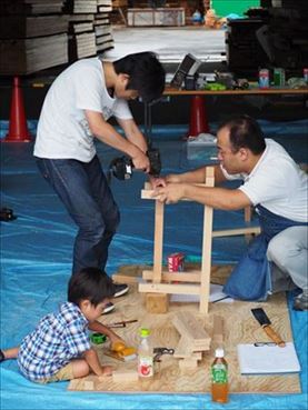 親子木工教室を開催しました。_a0059217_19583533.jpg