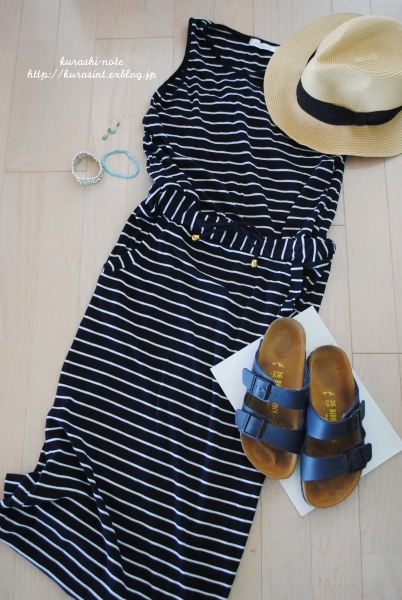 届いたワンピースとシャツで夏のコーデ。_b0351624_23390015.jpg