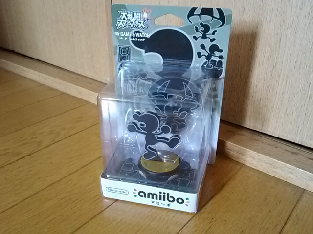 amiibo　Mr.ゲーム＆ウォッチ_e0296069_21215344.jpg