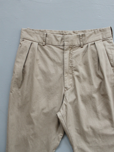 Honor gathering　cotton high count serge used finish Trousers_b0139281_13241685.jpg