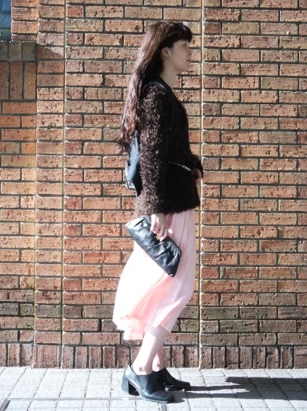 london girl & parisienne 〜knit with color bottom〜_f0335217_12444110.jpg