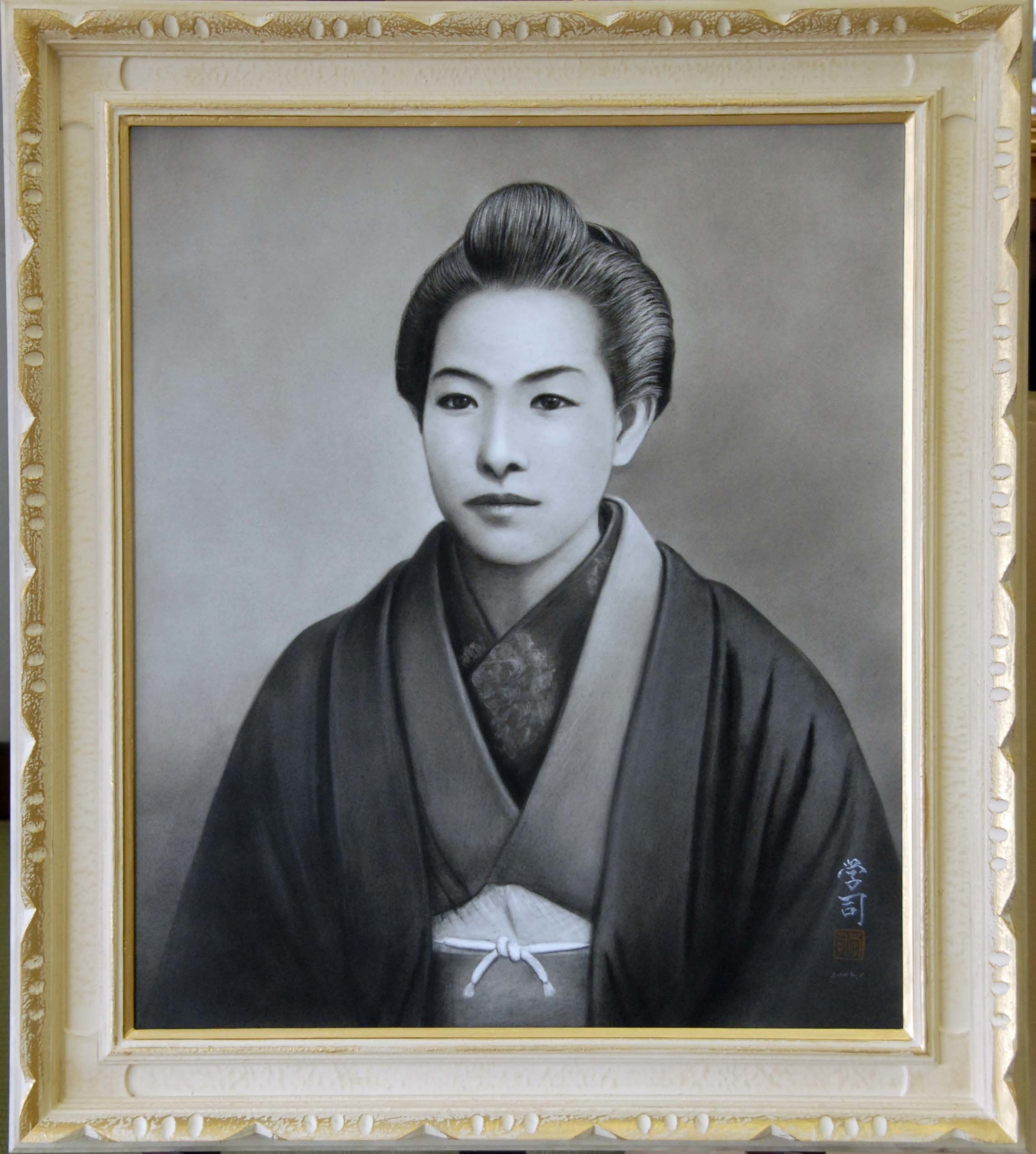 コンテ肖像画なら「肖像画の益子」へ_b0174462_21453214.jpg