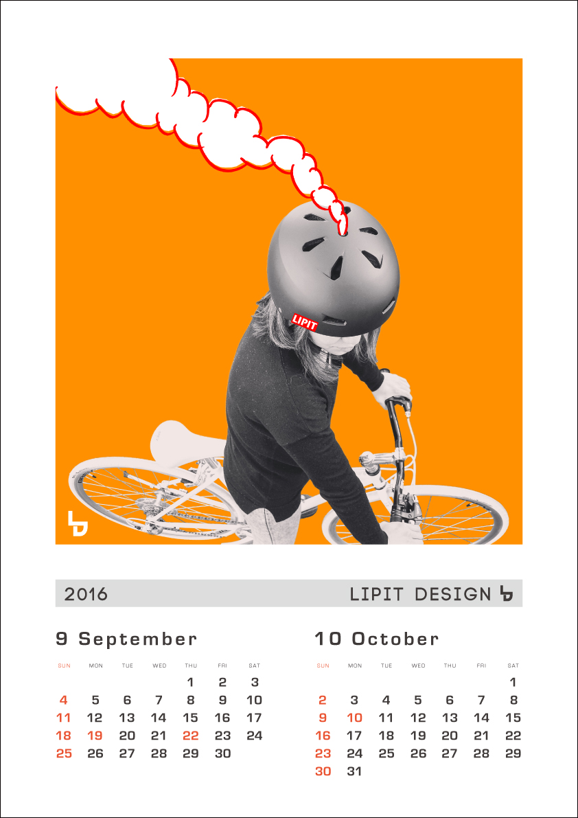 リピトオリジナルカレンダー Lipit Design おしゃれ自転車 リピトデザイン 自転車グッズ オシャレ自転車 サイクルショップ リピト イシュタール スタッフのあれこれそれ