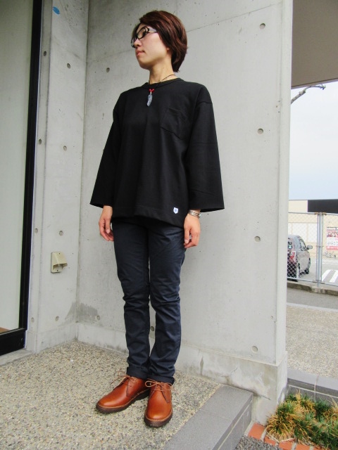 Glacon (MADE in France) ･･･ WIDE SOLID LONG TEE！★！ (再)_d0152280_23138100.jpg