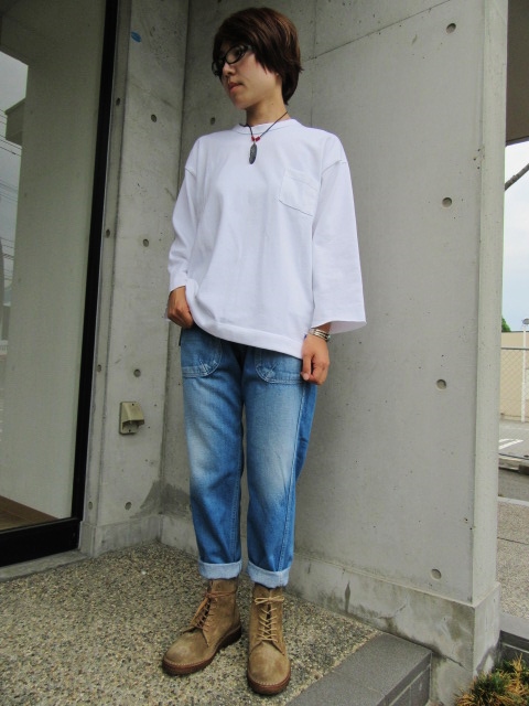 Glacon (MADE in France) ・・・ WIDE SOLID LONG TEE!★! (再)_d0152280_2364481.jpg