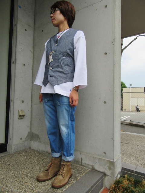 Glacon (MADE in France) ･･･ WIDE SOLID LONG TEE！★！ (再)_d0152280_237142.jpg