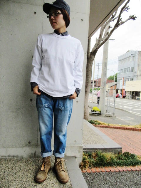 Glacon (MADE in France) ･･･ WIDE SOLID LONG TEE！★！ (再)_d0152280_238069.jpg