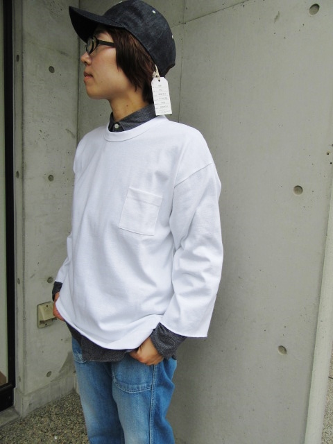 Glacon (MADE in France) ･･･ WIDE SOLID LONG TEE！★！ (再)_d0152280_238690.jpg