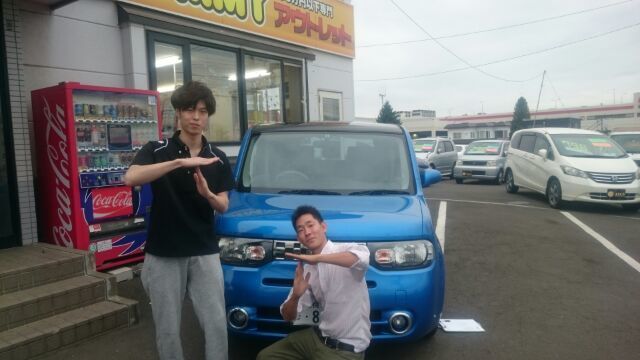 9月4日(日)TOMMYアウトレット☆ワカブログ♪K様キューブ納車!自社ローン♪_b0127002_18183826.jpg