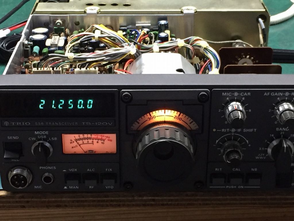 TRIO TS-120Vの修理 その3 : マニアックな無線とラジオ TRIO TS-120Vの修理 その3 : マニアックな無線とラジオ