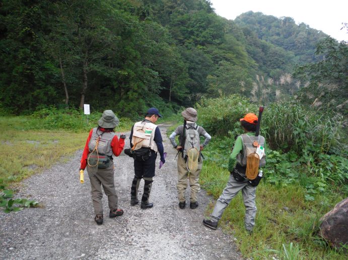 キャンプ・水の碧い渓で２日間釣りをする_b0172805_10184810.jpg