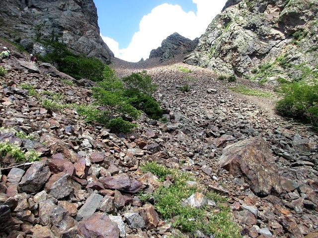 南アルプス　鋸岳の真髄を知る直登ルート角兵衛沢から熊穴沢（後編）　　   　  Nokogiri in Minami Alps_f0308721_21314595.jpg