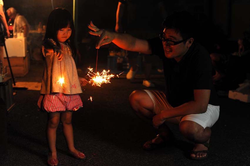 夏の終わりのＢＢＱ＆花火大会_b0075541_11324049.jpg