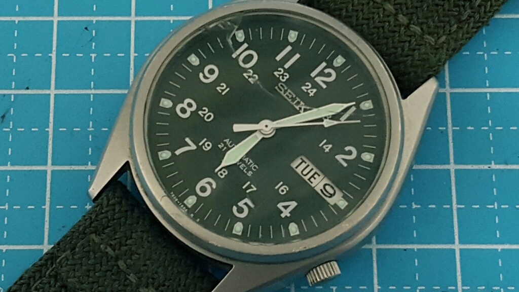 SEIKO ミリタリーウォッチskx429海外レアモデル 7s26 3060 時計 腕時計(アナログ) 