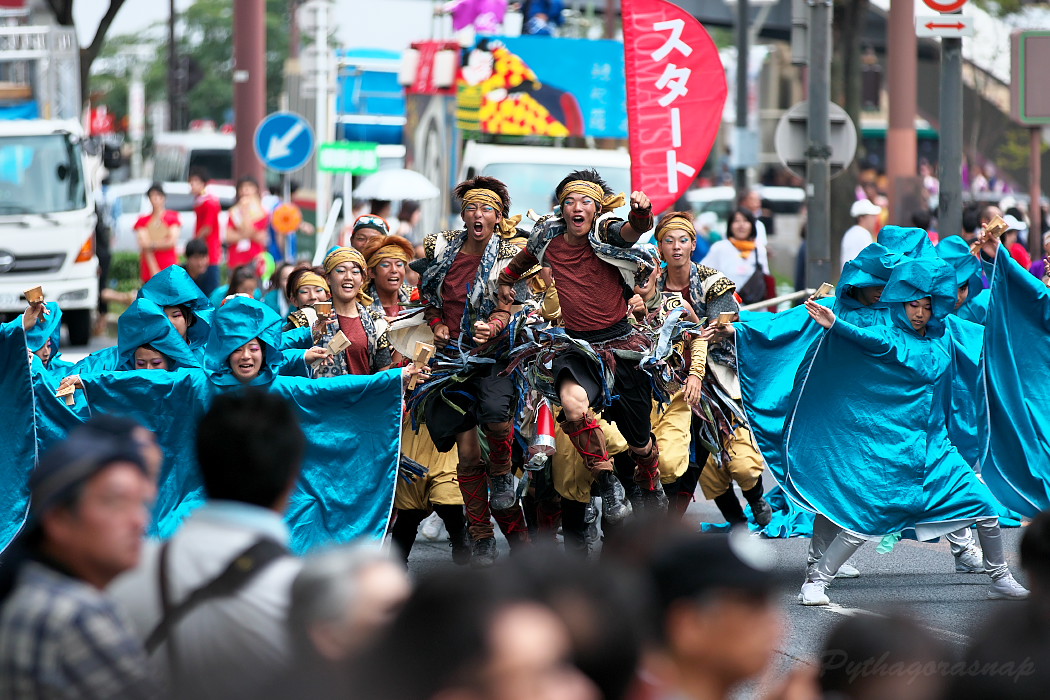 日本福祉大学 夢人党 ＠ 第18回にっぽんど真ん中祭り_c0187584_7461753.jpg