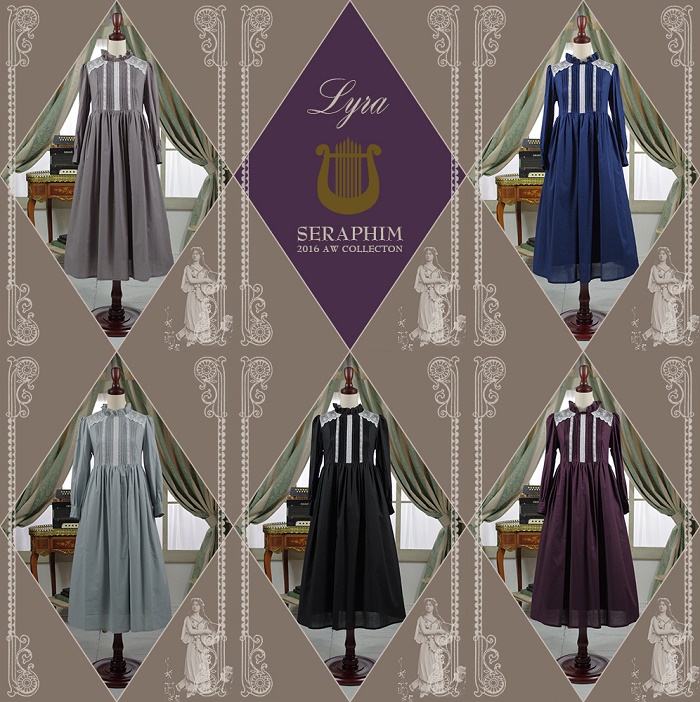 【SERAPHIM】 エコール ワンピース ロング 【セラフィム】 SERAPHIM】 エコール ワンピース ロング 【セラフィム】 SERAPHIM