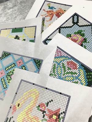 プラナカンビーズ刺繍 図案 プラナカンビーズ刺繍 ビーズワークと旅