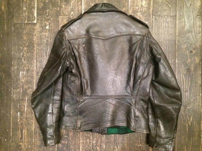 50's HERCULES D-pocket leather jacket : BUTTON UP clothing