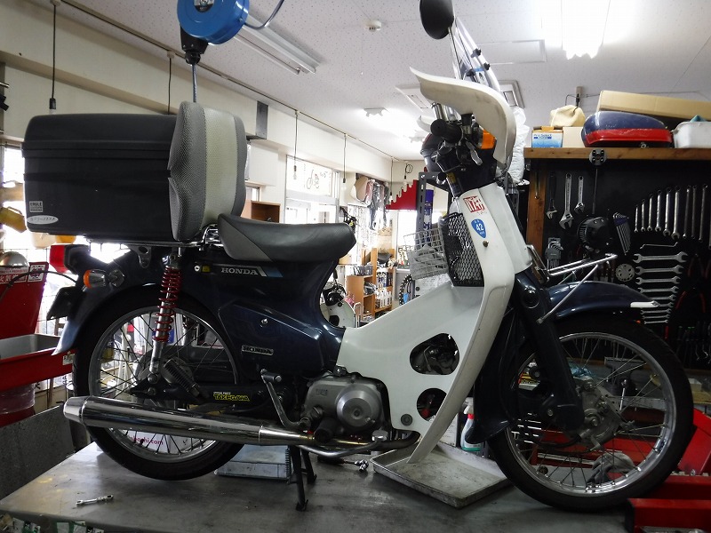 カブ７０オーバーホール及び４速化 モーターヘッド サイクルショップ