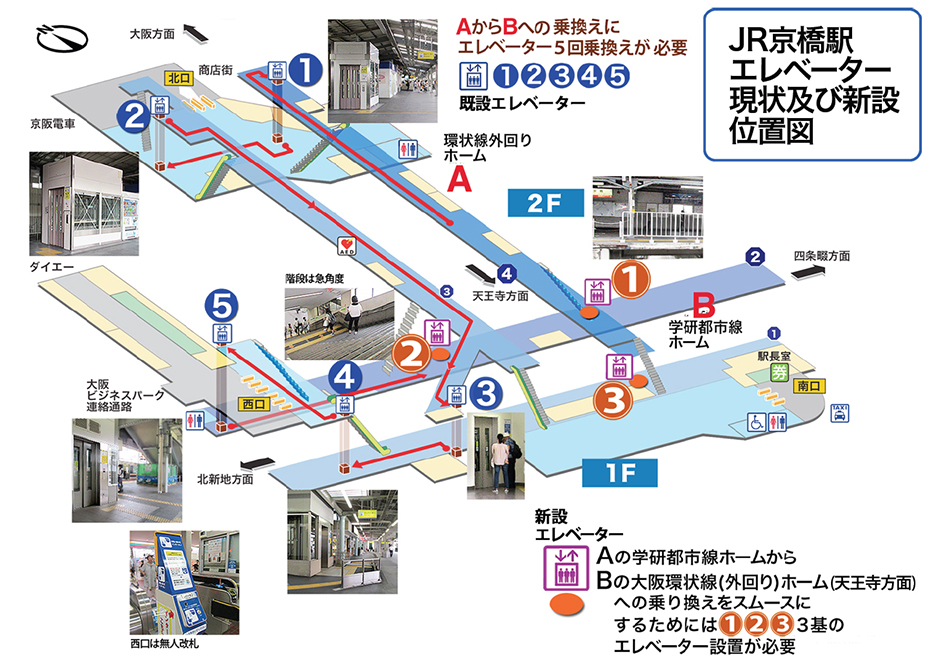 Jr京橋駅エレベーター設置訴訟１ どこにでも行こう車イス