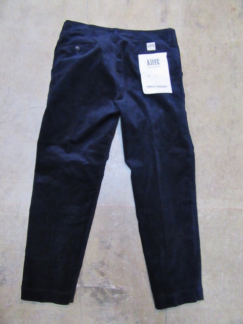 KIFFE USA ・・・ 細ウネCORDUROY TAPERED ANKLE PANTS!★!_d0152280_7262739.jpg