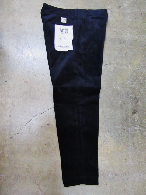 KIFFE USA ・・・ 細ウネCORDUROY TAPERED ANKLE PANTS!★!_d0152280_7264643.jpg