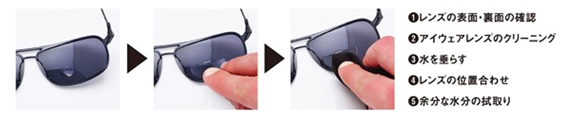 \"貼る\"リーディンググラス・ワンタッチでお持ちのアイウェアを遠近両用に出来る老眼レンズ・Hydrotac(ハイドロタック)発売開始!_c0003493_11494921.jpg