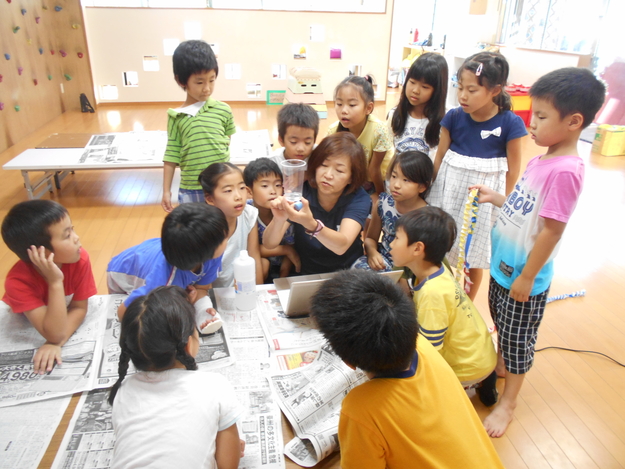 理科実験教室 ８月２６日動くスライム実験 Zippykids Today 荒川店
