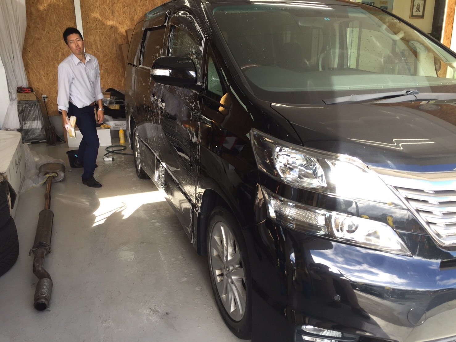 マサブロヽ(^o^)丿本日納車2台!ランクル、ハマー、アルファード_b0127002_20183221.jpg