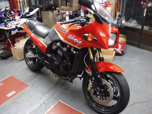GPZ900Rの前後足変更でござる。・・・その4_a0163159_00455868.jpg