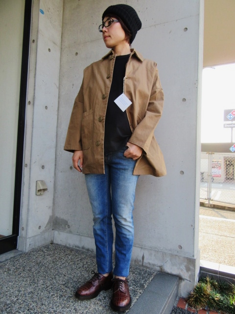 Yarmo ・・・ WIDE ステンカラー WORK COAT JACKET (修正・別注)!★!_d0152280_2194091.jpg