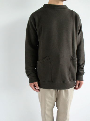 Honor gathering cotton vintage heavy sweat / dark khaki_b0139281_1432873.jpg