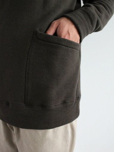 Honor gathering cotton vintage heavy sweat / dark khaki_b0139281_144018.jpg