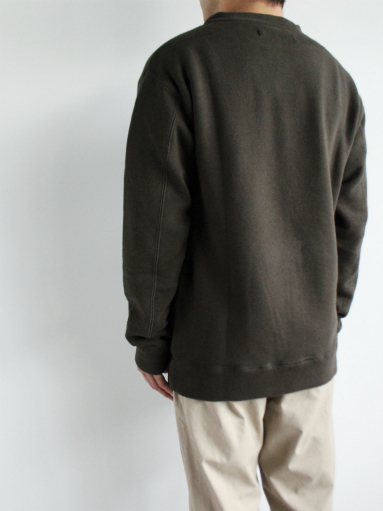 Honor gathering cotton vintage heavy sweat / dark khaki_b0139281_1441170.jpg