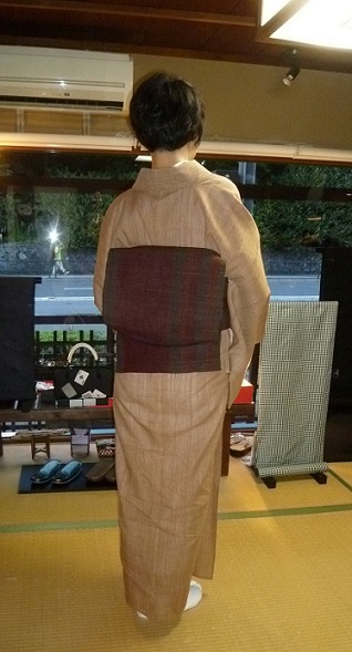 トモコさん秋らしい単衣のコーディネイト・能楽大連吟_f0181251_14215417.jpg