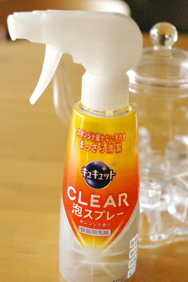 レシピブログ「キュキュットCLEAR泡スプレー」モニター_d0327373_20163893.jpg