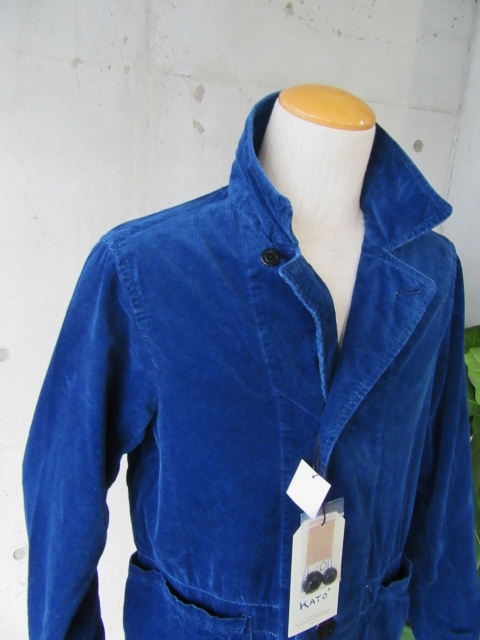 今秋の注目株★ Kato ・・・ Indigo CORDUROY JACKET!★!_d0152280_1001935.jpg