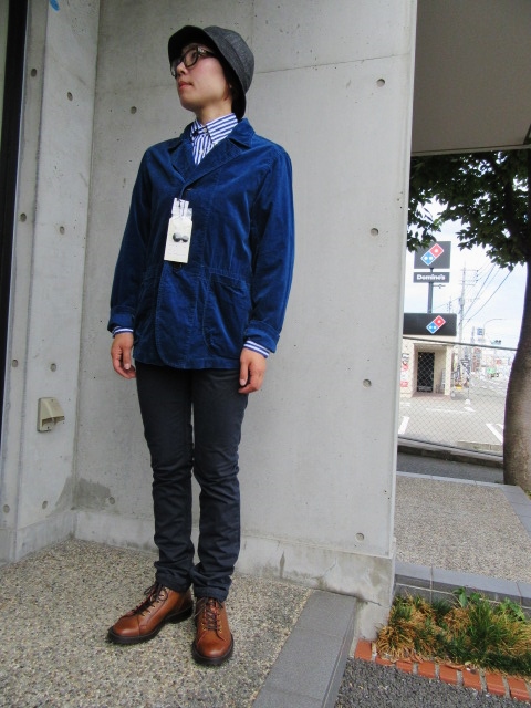 今秋の注目株★ Kato ・・・ Indigo CORDUROY JACKET!★!_d0152280_1052473.jpg