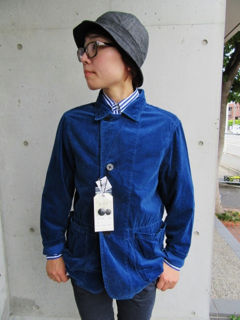 今秋の注目株★ Kato ・・・ Indigo CORDUROY JACKET!★!_d0152280_1054193.jpg