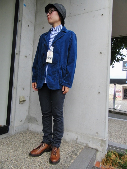 今秋の注目株★ Kato ・・・ Indigo CORDUROY JACKET!★!_d0152280_1055016.jpg